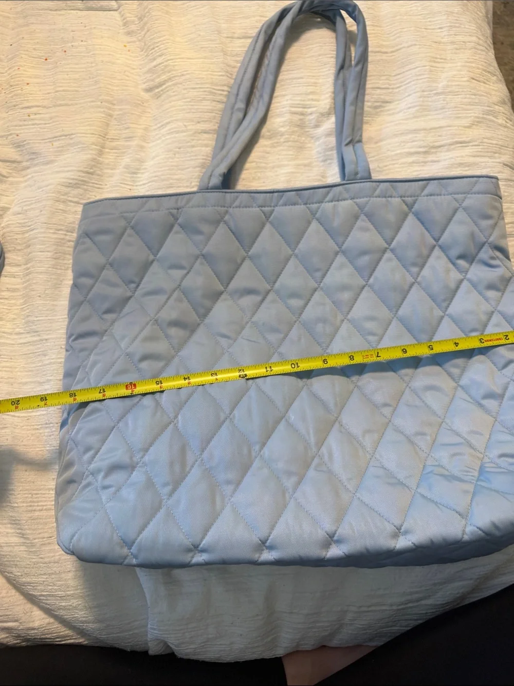 Vera Bradley Quilted Sky Blue Tote